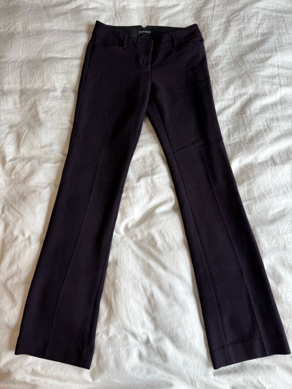 Express Women's Deep Plum Bootcut Trousers